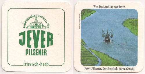 Jever alter bierdeckel - -, "wie