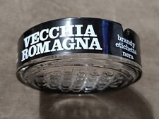 Posacenere "Vecchia Romagna Etichetta Nera" in vetro anni 60/70 Antica/Vintage