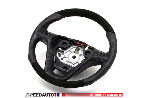 Volante pelle piatto - volante, in