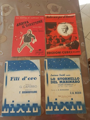Vecchi spartiti musicali - vecchi,