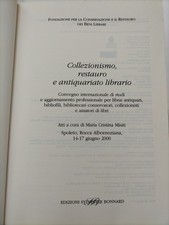 COLLEZIONISMO, RESTAURO E