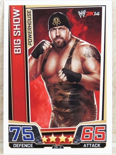 Wwe big show 2k14 - big, topps
