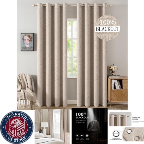 Tende oscuranti beige per