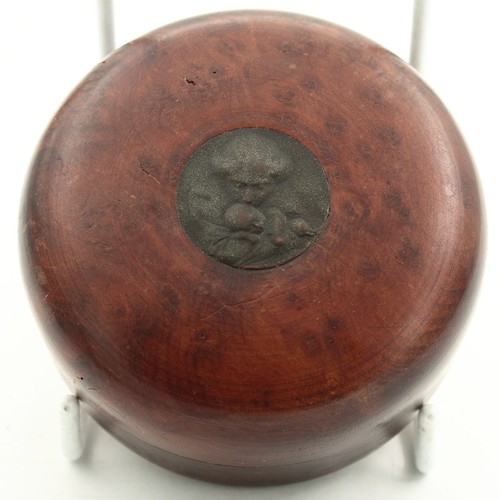 Antica snuff box legno burr - snuff,