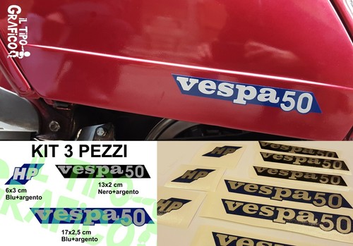Kit adesivi targhette vespa - kit,