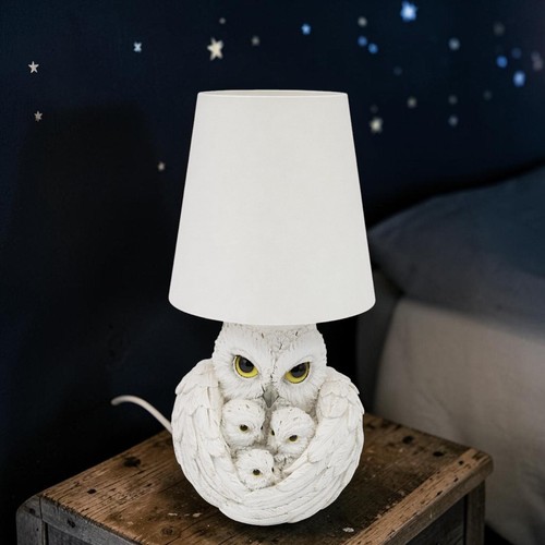Snow owl family led - snow,
