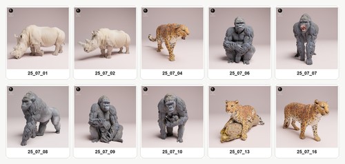 Animali dell africa - dell’africa, 1:43