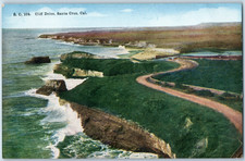c1907-10 Cliff Drive Santa Cruz, California cartolina F187