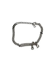 Bracciale Dior Christian acciaio inossidabile argento CD da donna