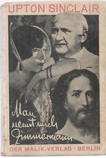 Fotomontaggio John Heartfield per SINCLAIR UPTON Mi chiamano carpentiere prima uscita