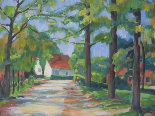 Strada via viale - , con