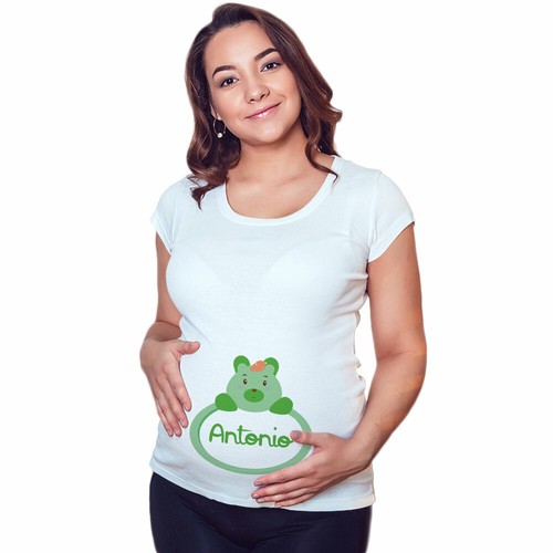 Maglia premaman grafica