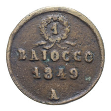 BAIOCCO 1849 ANCONA SECONDA REPUBBLICA ROMANA