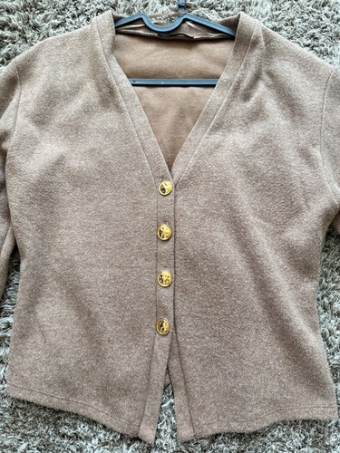 Large zara brown - soft, button