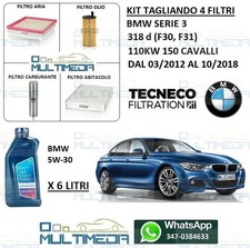 KIT TAGLIANDO 4 FILTRI OLIO