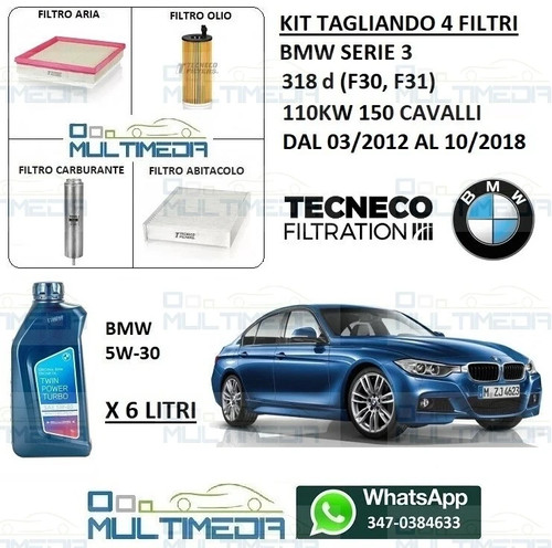 Kit tagliando filtri olio - tagliando,