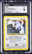 CGC 6 Carta Pokémon Lugia