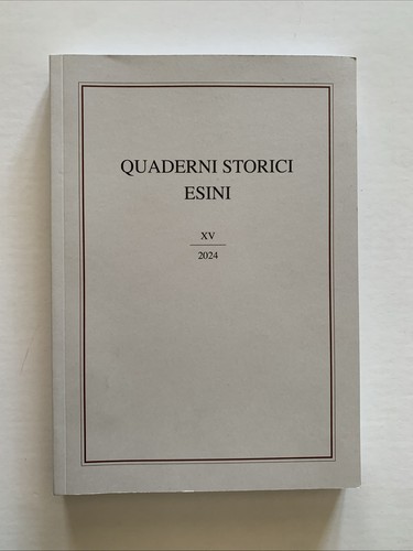 Jesi quaderni storici - quaderni, esini