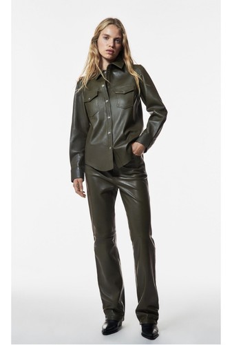 Pantaloni pelle zara - in,
