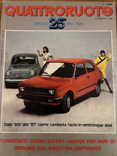 Riviste quattroruote 1981 5 - 1981,