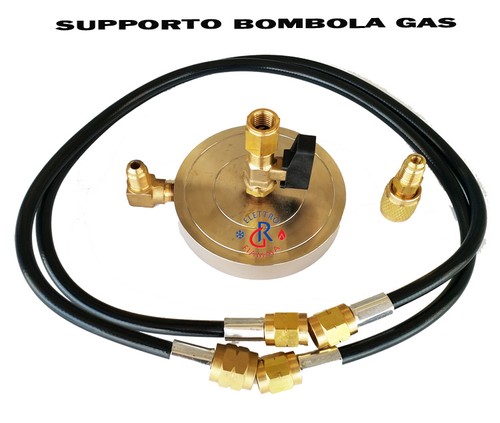 Supporto bombola gas r134a - supporto,