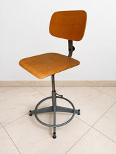 Sgabello industriale vintage