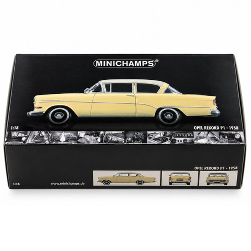 Minichamps opel rekord - minichamps, 1958