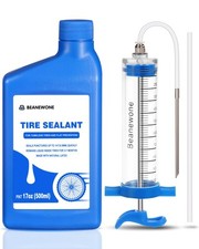 Beanewone Lattice per Tubeless MTB 500ml Liquido Tubeless MTB e Siringa per
