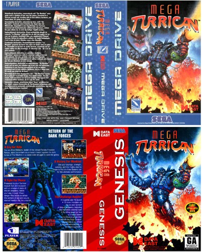 Mega turrican pal us - turrican,