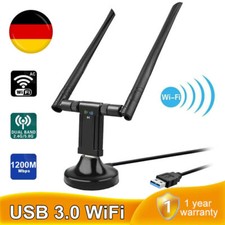 Adattatore Wi-Fi Chiavetta USB 3.0 1800Mbps WiFi Dual Band 5GHz Antenna PC Bluetooth DHL