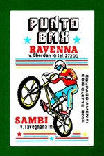 AUFKLEBER ADESIVO STICKER PUNTO BMX RAVENNA ANNI'80 VINTAGE 