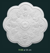Rosone gesso bianco - rosone,