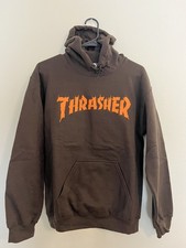 Felpa con cappuccio thrasher - con,