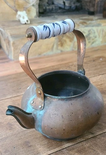Bollitore tè vintage rame