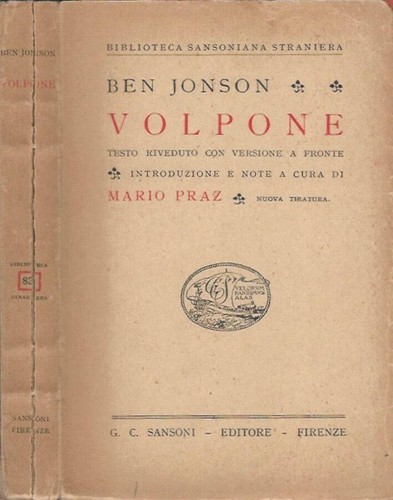 Volpone ben jonson - volpone,