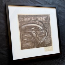 H.R. GIGER STAMPA FIRMATA A