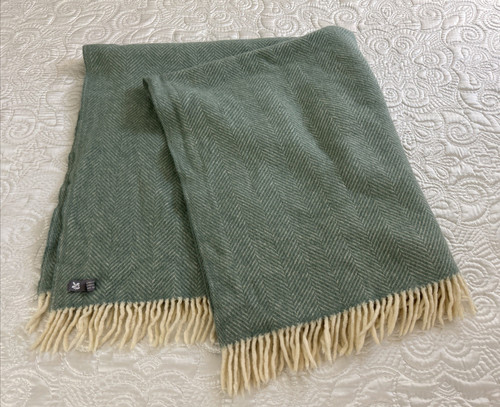 Herringbone pattern throw - pattern,