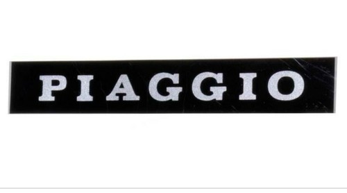 Targhetta adesiva nera - targhetta,