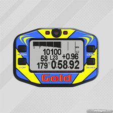 ADESIVO GEL STILE KART ORO PER