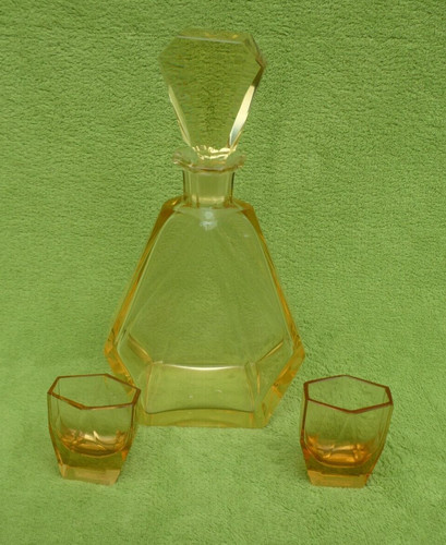 Vecchia caraffa vetro - caraffa, in