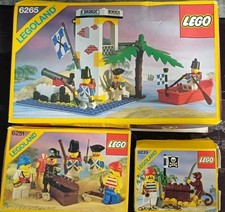 Spettacolare Lotto LEGO Pirati. scatole, Istruzioni, Completo al 100% + Omaggio.