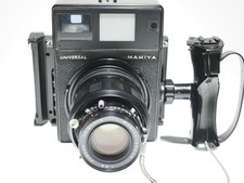 Mamiya universal press nera con dorso polaroid + Sekor 150mm 5.6
