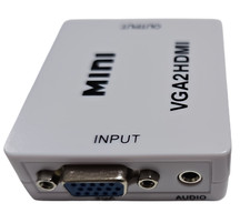 Adattatore VGA a HDMI con Audio Integrato - Plug & Play, Conversione Video HD