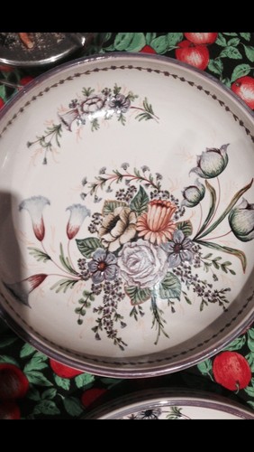 Coppia piatti ceramica - di,