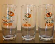 BICCHIERI 3  FANTA Anni 60