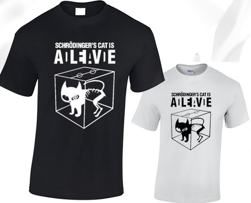 Shirt uomo schrodingers - t-shirt,