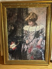 Dipinto olio su tela vintage