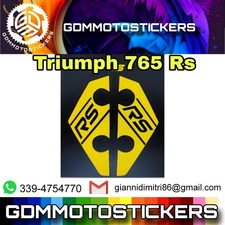 Triumph 765 RS Fender Stickers