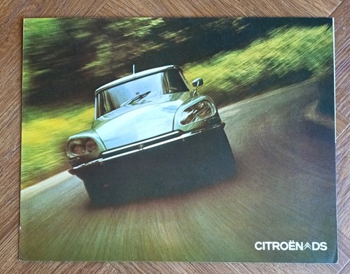 Brochure pieghevole citroen - citroen, ds