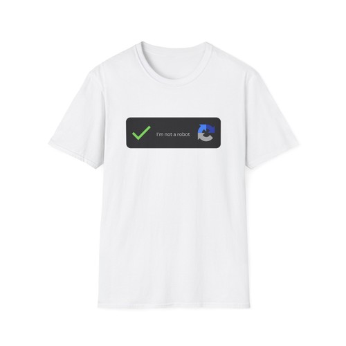 Shirt unisex not a robot - unisex,